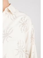 NUKUS Aster Blouse Paillet 17 off white