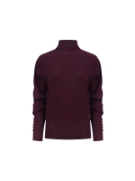 NUKUS Silvi Pullover Plain 333 cherry