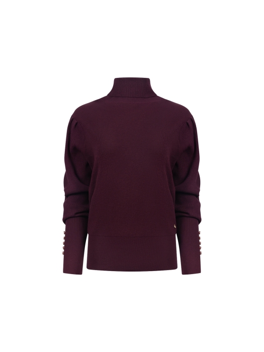 NUKUS Silvi Pullover Plain 333 cherry