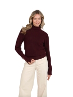 NUKUS Silvi Pullover Plain 333 cherry
