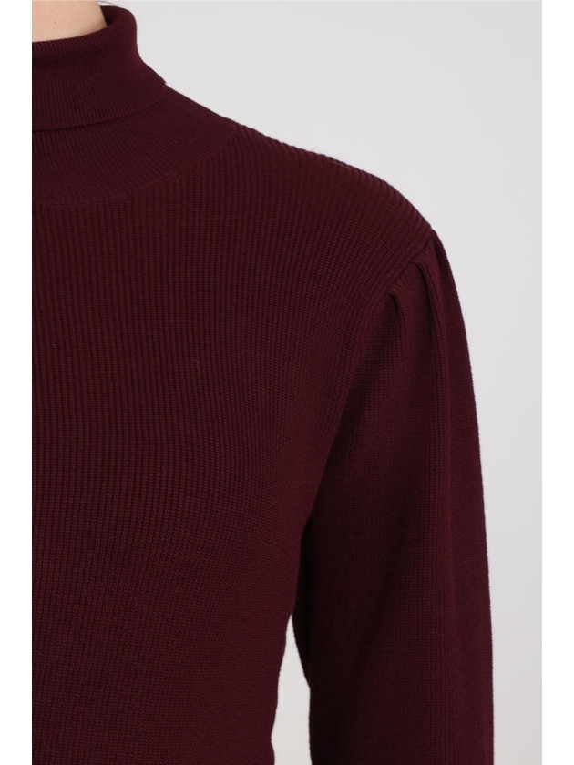 NUKUS Silvi Pullover Plain 333 cherry