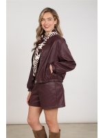 NUKUS Dominique Jacket PU 333 cherry