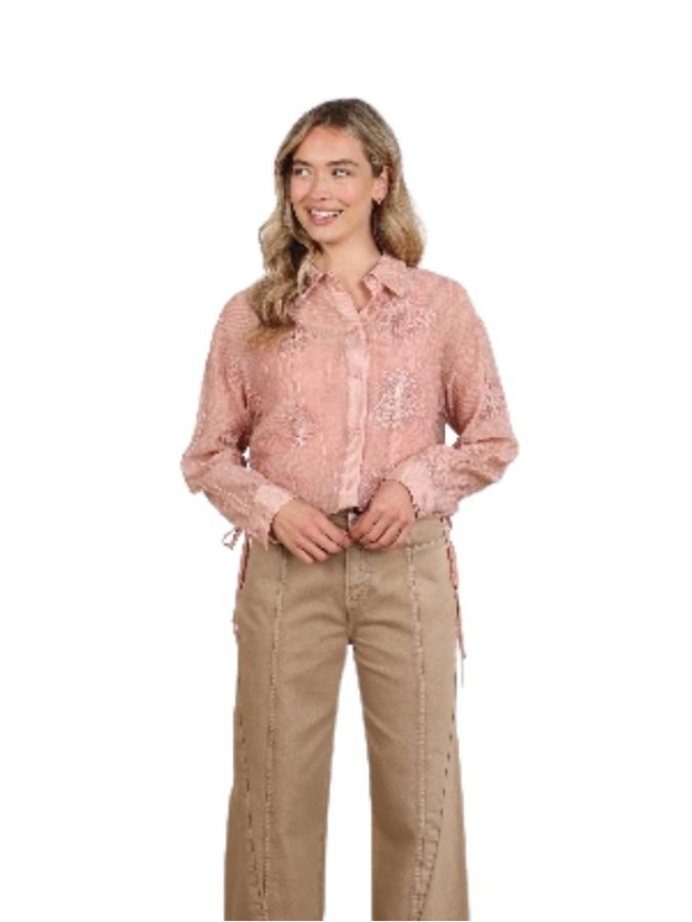 NUKUS Ally Blouse Embroidery 336 rose