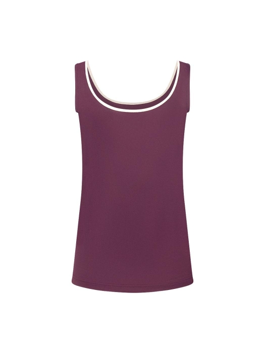 NUKUS Juba Singlet 397 cherry/gold