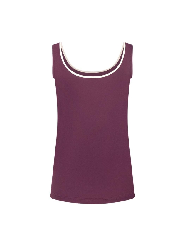 NUKUS Juba Singlet 397 cherry/gold