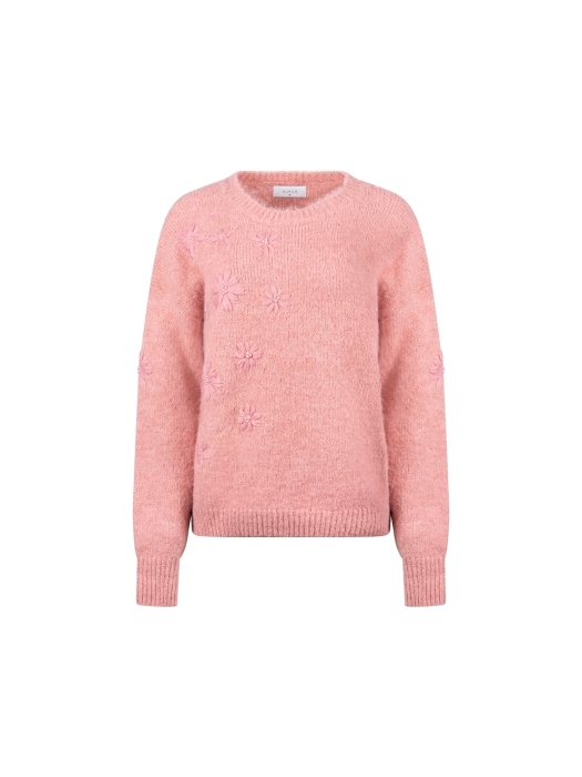 NUKUS Konstanza Pullover Flower 336 rose