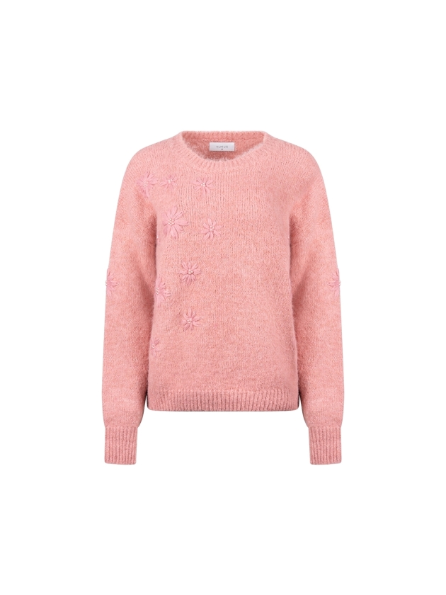 NUKUS Konstanza Pullover Flower 336 rose
