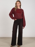 NUKUS Abby Pants Denim 333 cherry
