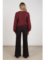 NUKUS Abby Pants Denim 333 cherry