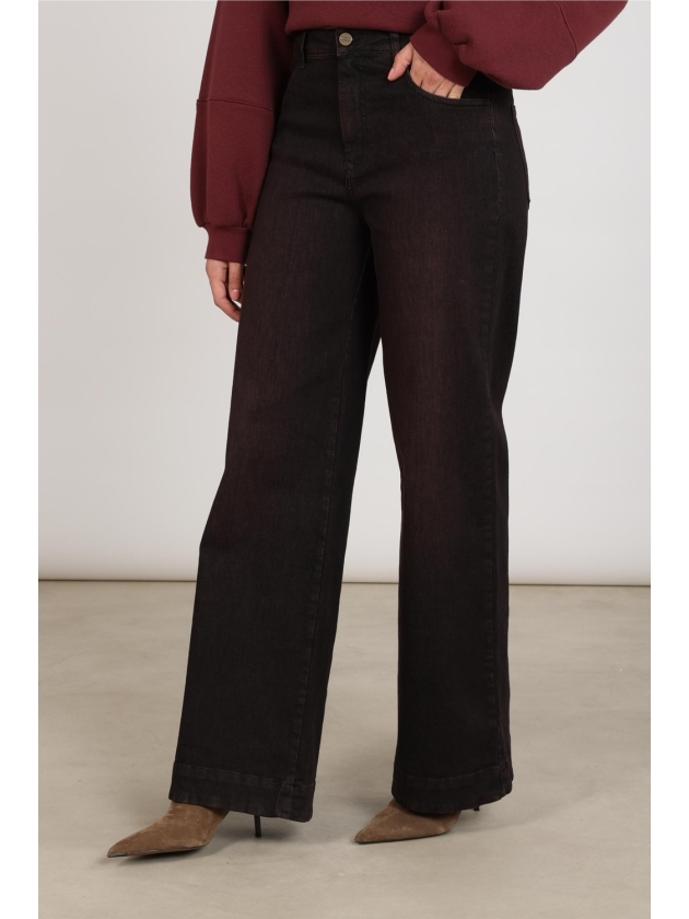 NUKUS Abby Pants Denim 333 cherry