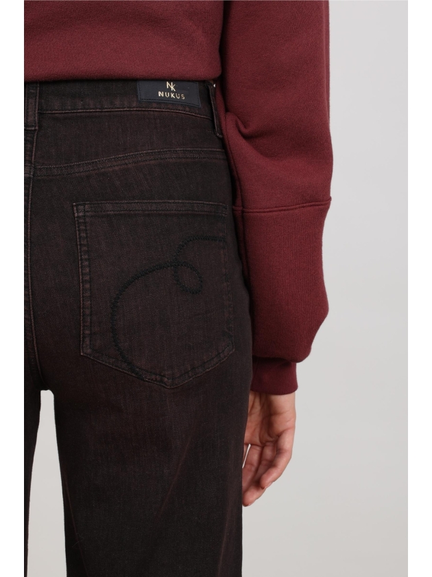 NUKUS Abby Pants Denim 333 cherry