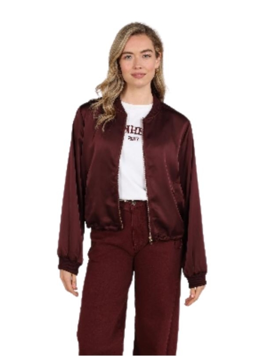 NUKUS Dena Jacket Shiny 333 cherry