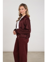 NUKUS Dena Jacket Shiny 333 cherry