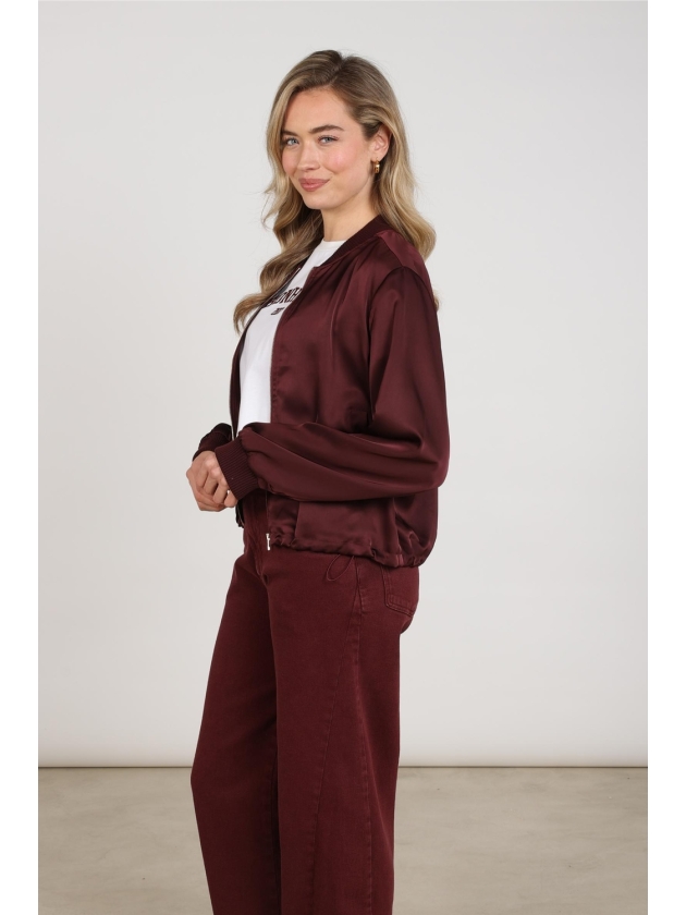 NUKUS Dena Jacket Shiny 333 cherry