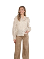 NUKUS Antonella Blouse Embroidery 9 sand