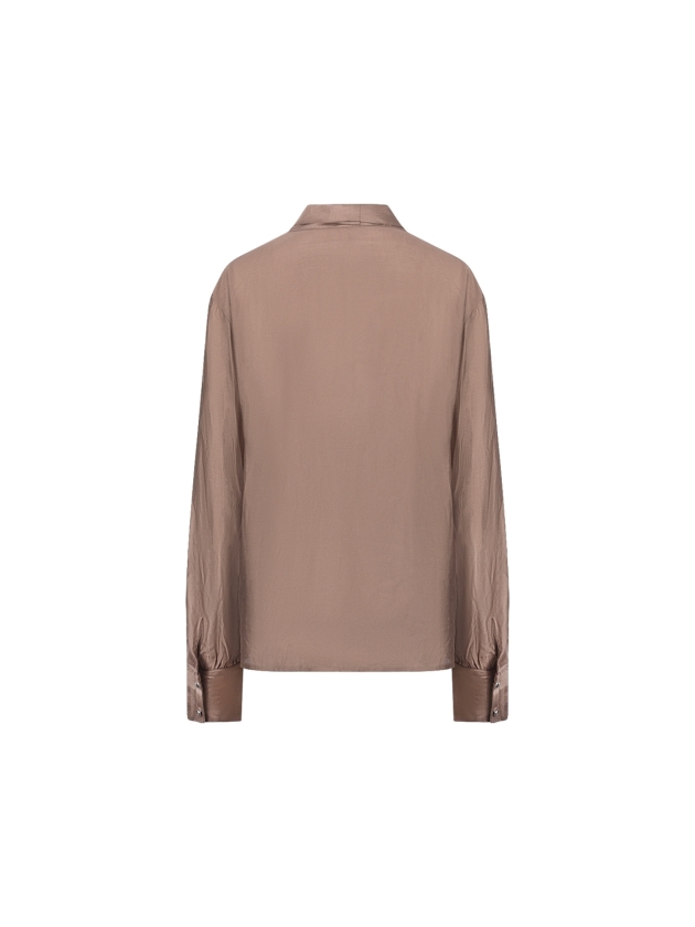 NUKUS Angie Blouse Tie 60 taupe