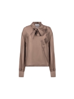 NUKUS Angie Blouse Tie 60 taupe