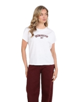 NUKUS Senna T-shirt 392 offwhite/cherry