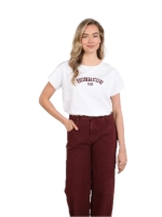 NUKUS Senna T-shirt 392 offwhite/cherry