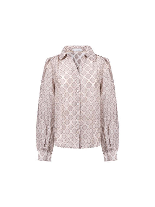 NUKUS Antonella Blouse Pattern 9 sand