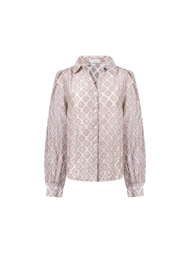 NUKUS Antonella Blouse Pattern 9 sand