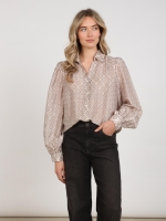NUKUS Antonella Blouse Pattern 9 sand