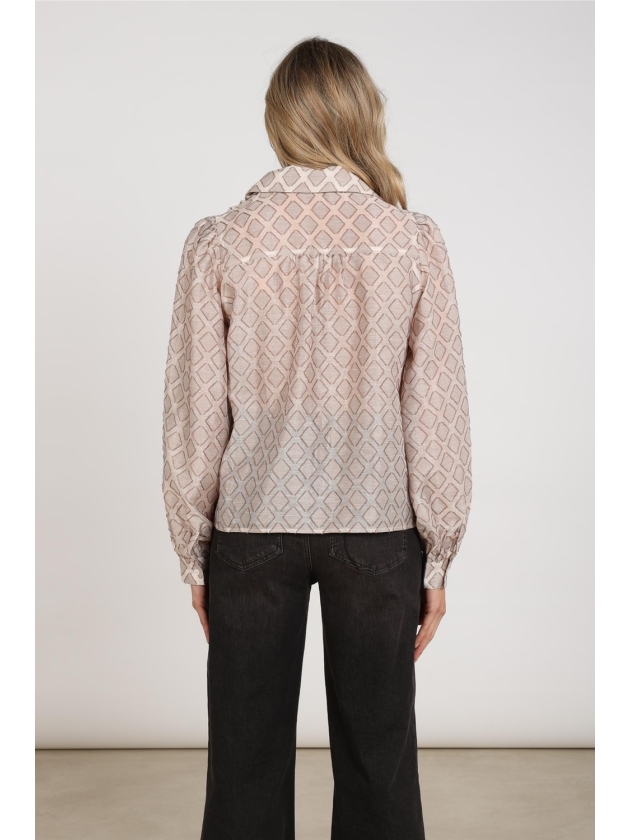 NUKUS Antonella Blouse Pattern 9 sand