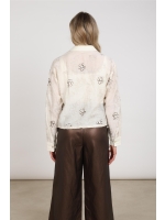 NUKUS Aaliya Blouse Embroidery 17 off white