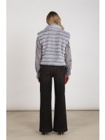 NUKUS Harriet Gilet Zipper 46 sky