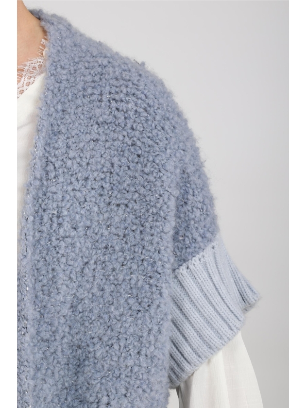 NUKUS Bell Cardigan 46 sky