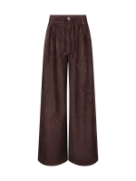 NUKUS Bertie Pants Suede 334 chocolate