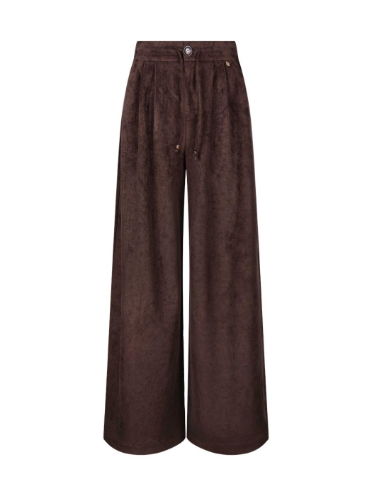 NUKUS Bertie Pants Suede 334 chocolate