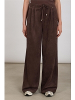 NUKUS Bertie Pants Suede 334 chocolate