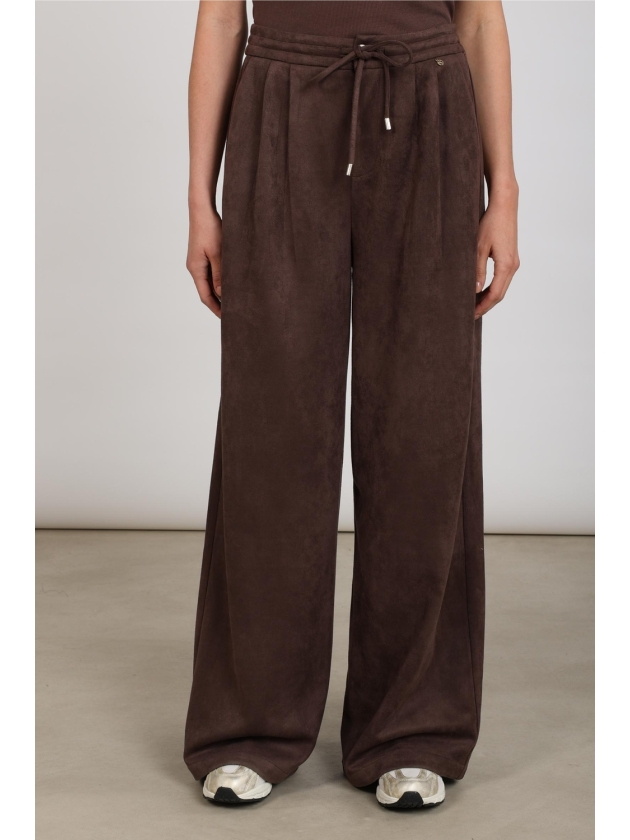 NUKUS Bertie Pants Suede 334 chocolate