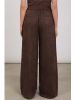 NUKUS Bertie Pants Suede 334 chocolate