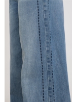 NUKUS Stevi Pants Embroidery 298 blue denim