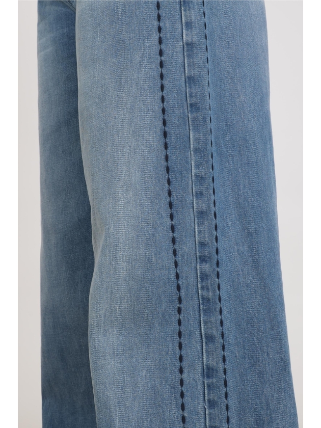 NUKUS Stevi Pants Embroidery 298 blue denim