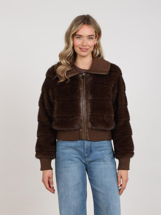 NUKUS Manuela Jacket 334 chocolate