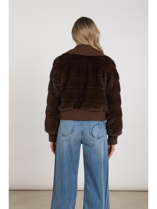 NUKUS Manuela Jacket 334 chocolate