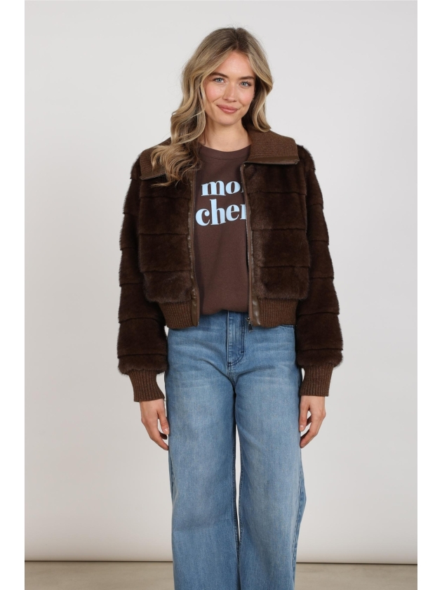 NUKUS Manuela Jacket 334 chocolate