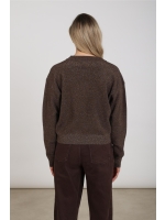 NUKUS Willa Cardigan 334 chocolate