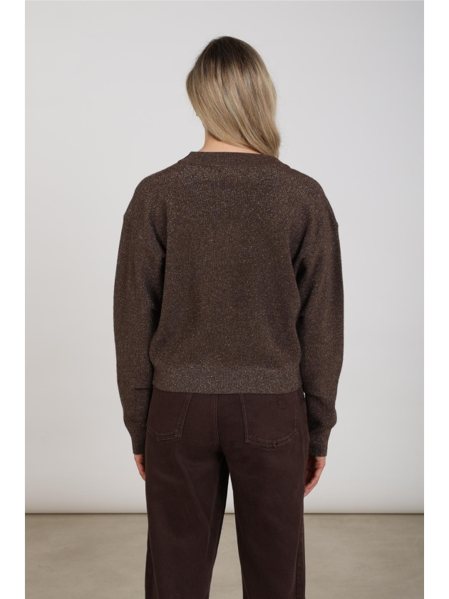 NUKUS Willa Cardigan 334 chocolate