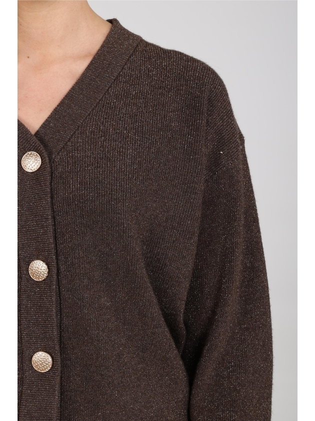 NUKUS Willa Cardigan 334 chocolate