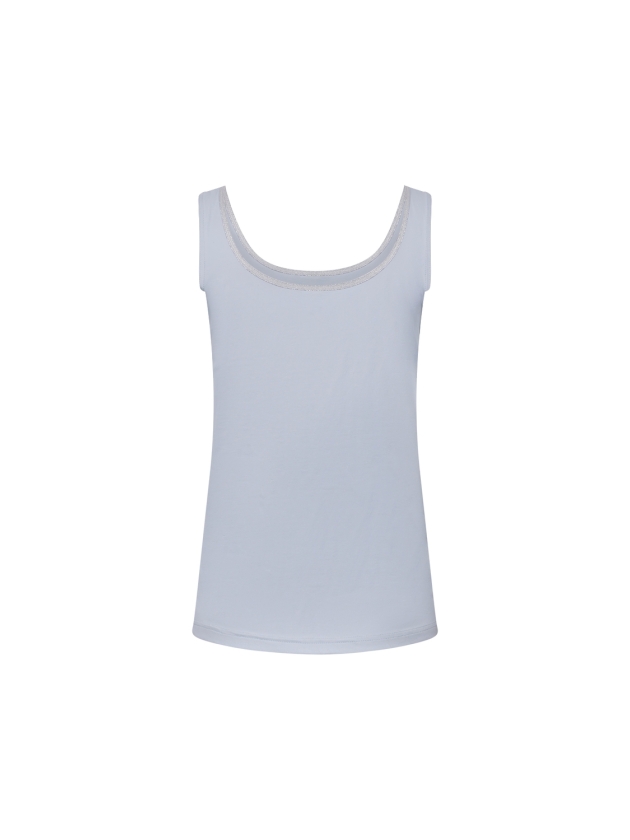 NUKUS Juba Singlet 247 sky/silver