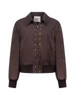 NUKUS Doretta Jacket Studs 334 chocolate