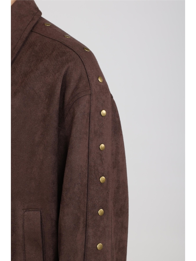 NUKUS Doretta Jacket Studs 334 chocolate