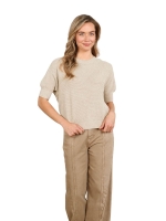 NUKUS Kinty Top Lurex 9 sand