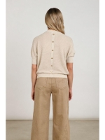 NUKUS Kinty Top Lurex 9 sand