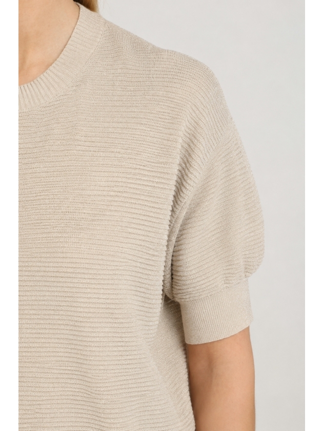 NUKUS Kinty Top Lurex 9 sand