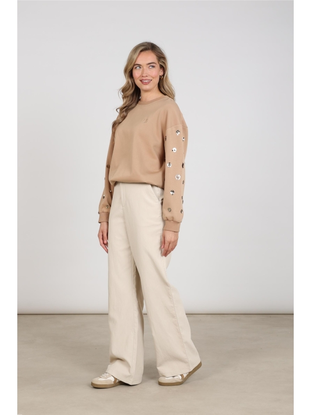 NUKUS Jill Pants PU 9 sand